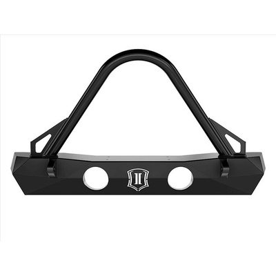ICON Pro Series Front Bumper with Stinger & Tabs (Black) - 25165